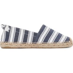 Espadryle damskie: Espadryle w paski, z ozdobną kokardką