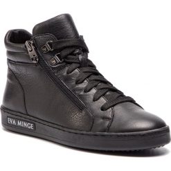 Sneakersy EVA MINGE - Garin 4T 18GR1372678EF 101. Czarne półbuty damskie Eva Minge, ze skóry. W wyprzedaży za 289,00 zł.