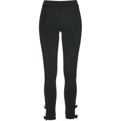 Legginsy bonprix czarny. Czarne spodnie damskie bonprix. Za 64,99 zł.