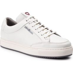 Sneakersy STRELLSON - Evans 4010002613 White 100. Białe sneakersy męskie Strellson, na co dzień, bez wzorów, ze skóry, bez zapięcia. Za 529,00 zł.