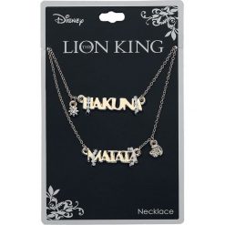 Naszyjniki damskie: The Lion King Hakuna Matata Naszyjnik złoty