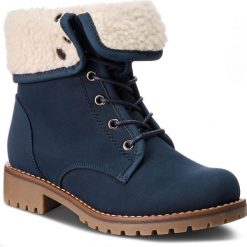 Trapery JENNY FAIRY - WS722-25A Cobalt Blue. Niebieskie buty zimowe damskie marki Jenny Fairy, z materiału. Za 129,99 zł.
