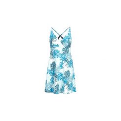 Sukienki krótkie Patagonia W'S AMBER DAWN DRESS. Niebieskie sukienki damskie marki Patagonia, s, bez wzorów, bez kołnierzyka, z krótkim rękawem, krótkie, mini. Za 309,00 zł.