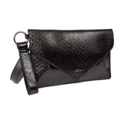 Doca Elegancka 12699 sprzęgło. Czarne torebki klasyczne damskie Doca, bez wzorów, eleganckie, bez dodatków. W wyprzedaży za 101,00 zł.