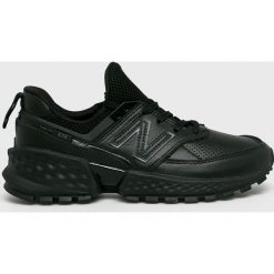New Balance - Buty WS574FSA. Czarne buty sportowe damskie New Balance, bez wzorów, ze skóry, sportowe, na fitness i siłownię. W wyprzedaży za 299,90 zł.