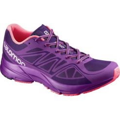 Salomon Buty Do Biegania Sonic Aero W Cosmic Purple/Azalee Pink/Madder Pink 41.3. Różowe buty sportowe damskie Salomon, bez wzorów, z materiału, sportowe, do biegania. W wyprzedaży za 315,00 zł.