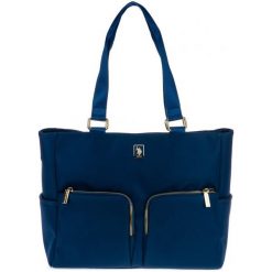 U.S. Polo Assn. Torebka Damska Los Angeles Ciemnoniebieska. Niebieskie torebki klasyczne damskie U.S. Polo Assn., bez wzorów, bez dodatków. Za 309,00 zł.