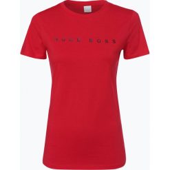 BOSS Casual - T-shirt damski – Tedecent, czerwony. Czerwone t-shirty damskie marki BOSS Casual, l, z napisami, casualowe. Za 219,95 zł.