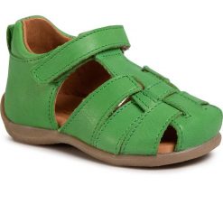 Sandały FRODDO - G2150113-4 M Green. Zielone sandały chłopięce Froddo, ze skóry, bez zapięcia. W wyprzedaży za 189,00 zł.