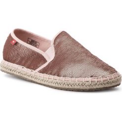 Espadryle BIG STAR - DD274A163 Pink. Różowe espadryle damskie BIG STAR, z aplikacjami, z tworzywa sztucznego, bez obcasa. W wyprzedaży za 89,00 zł.