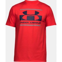 Under Armour Koszulka męska Blocked Sportstyle Logo czerwona r. XL (1305667-600). Czerwone koszulki sportowe męskie Under Armour, m. Za 95,66 zł.
