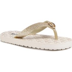 Japonki MICHAEL MICHAEL KORS - Zia-Endine Metal Vanilla. Żółte sandały dziewczęce MICHAEL Michael Kors, z tworzywa sztucznego, bez zapięcia. Za 149,00 zł.