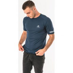 Salomon Koszulka męska Agile SS Tee Dress Blue r. XL (398625). Niebieskie koszulki sportowe męskie Salomon, m. Za 90,77 zł.