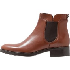 Lamica PANE Ankle boot macchiato whiskey. Brązowe botki damskie na zamek Lamica, z materiału. Za 509,00 zł.