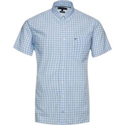 Koszula TOMMY HILFIGER Classic Gingham W0MW10915. Fioletowe koszule męskie TOMMY HILFIGER, m, bez wzorów, z bawełny, casualowe, bez kołnierzyka, bez rękawów. W wyprzedaży za 189,00 zł.