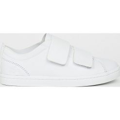 Lacoste - Buty. Szare buty sportowe damskie marki Lacoste, z materiału. W wyprzedaży za 399,90 zł.