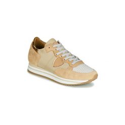 Buty Philippe Model TROPEZ HIGHER. Brązowe trampki i tenisówki damskie marki Philippe Model, bez wzorów, bez zapięcia. Za 1259,00 zł.