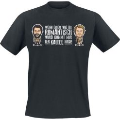 T-shirty męskie: Bud Spencer Wenn einer wie du romantisch wird kommt mir der Kaffee hoch! T-Shirt czarny