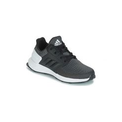 Buty do biegania Dziecko adidas RAPIDARUN K. Czarne buty dziewczęce sportowe Adidas, bez wzorów, bez zapięcia. Za 199,20 zł.