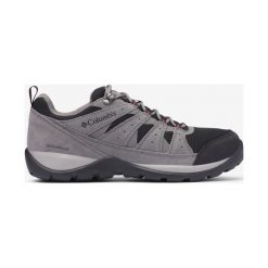 Columbia Redmond V2 Tenisówki Czarny Szary. Szare trampki męskie Columbia, bez wzorów, ze skóry, bez zapięcia. Za 395,95 zł.