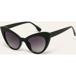 Answear - Okulary. Czarne okulary przeciwsłoneczne damskie ANSWEAR. Za 49,90 zł.