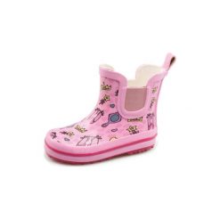 Beck Girls Kalosze Księżniczka kolor różowy - różowy/pink. Różowe buciki niemowlęce Beck, z tkaniny, bez zapięcia. Za 55,00 zł.
