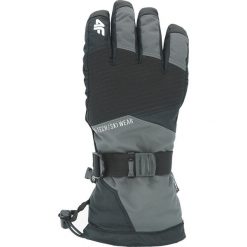 4F Rękawiczki Szary. Szare rękawiczki męskie 4f, z materiału. Za 156,95 zł.