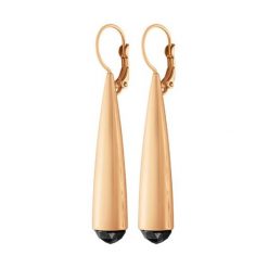 Kolczyki damskie: Kolczyki w kolorze różowego złota z kryształami Swarovski