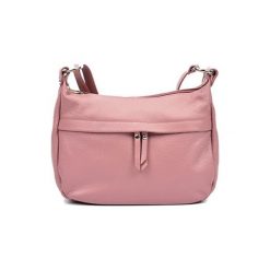 Torebki klasyczne damskie: Skórzana torebka w kolorze różowym – (S)22 x (W)36 x (G)12 cm