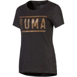 Puma Athletic Tee Dark Gray Heather Bronze Me L. Szare bluzki sportowe damskie Puma, l, bez wzorów, z bawełny, bez kołnierzyka, bez rękawów, bez kaptura, climacool (adidas). W wyprzedaży za 69,00 zł.