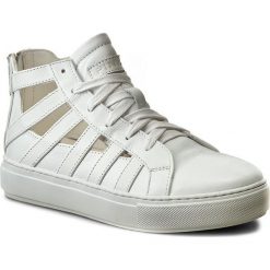 Sneakersy PINKO - Giada PE16 BLKS1 1H207G Y23E Z04. Białe półbuty damskie marki Pinko, bez wzorów, ze skóry, eleganckie, bez obcasa, na płaskiej podeszwie, bez zapięcia. W wyprzedaży za 699,00 zł.