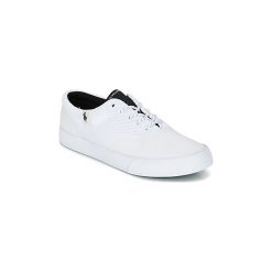 Buty Polo Ralph Lauren VERNON. Białe trampki męskie Polo Ralph Lauren, bez wzorów, bez zapięcia. Za 389,00 zł.