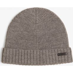 BOSS Casual - Czapka męska – Fati-B, szary. Szare czapki męskie BOSS Casual, bez wzorów, z wełny, casualowe. Za 229,95 zł.