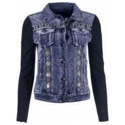 Desigual Kurtka Damska Silver 36 Niebieska. Szare kurtki damskie Desigual, bez wzorów, eleganckie. W wyprzedaży za 453,00 zł.