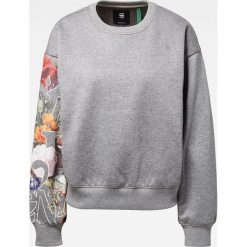 G-Star Raw - Bluza. Szare bluzy damskie G-Star RAW, s, z nadrukiem, z elastanu, bez rękawów, bez kaptura. Za 419,90 zł.