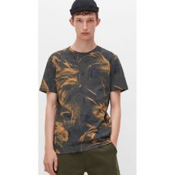 Wzorzysty t-shirt -. T-shirty męskie Reserved, s, bez wzorów, bez kołnierzyka. Za 49,99 zł.