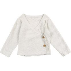 Sense Organics ZGREEN BABY PICASSO WRAP JACKET Kardigan ivory. Brązowe swetry chłopięce marki Sense Organics, z bawełny. Za 129,00 zł.