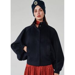 Kurtka z wełną - Czarny. Czarne kurtki damskie Reserved, s, bez wzorów, z wełny, bez kaptura. Za 399,99 zł.