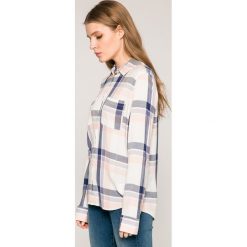 Roxy - Koszula. Szare bluzki damskie marki Roxy, s, w kratkę, z bawełny, klasyczne, z klasycznym kołnierzykiem, z długim rękawem. W wyprzedaży za 179,90 zł.
