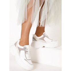 Białe Sneakersy Birdbush. Białe sneakersy damskie Born2be. W wyprzedaży za 64,99 zł.