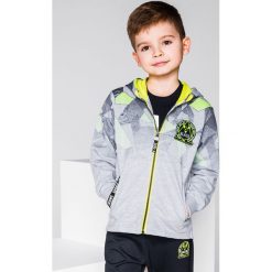 Bluzy chłopięce: BLUZA DZIECIĘCA ROZPINANA Z KAPTUREM KB022 – SZARA