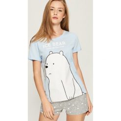 Piżamy damskie: Piżama We Bare Bears - Turkusowy
