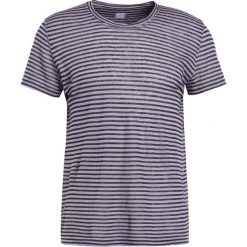 120% Lino UOMO GIROCOLO STRIPE Tshirt z nadrukiem medium grey. Szare koszulki polo męskie marki 120% Lino, m, z nadrukiem, ze lnu. W wyprzedaży za 356,30 zł.
