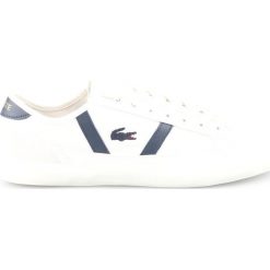 Lacoste Tenisówki Biały. Białe trampki męskie Lacoste, bez wzorów, z materiału, bez zapięcia. Za 283,95 zł.