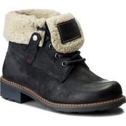 Botki LASOCKI - WI16-VIVA-06 Granatowy. Niebieskie botki damskie na obcasie marki Lasocki, z nubiku. Za 229,99 zł.