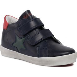 Sneakersy NATURINO - Dorrie 0012014197.03.1C38 S Navy/Verdone/Rosso. Niebieskie trampki chłopięce Naturino, bez wzorów, ze skóry, bez zapięcia. W wyprzedaży za 379,00 zł.