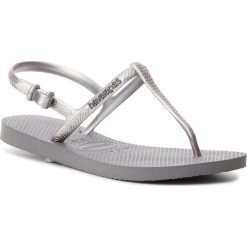 Sandały HAVAIANAS - Freedom Sl Cf 41371105178 Steel Grey. Szare klapki damskie Havaianas, bez wzorów, z tworzywa sztucznego, bez obcasa. W wyprzedaży za 79,00 zł.
