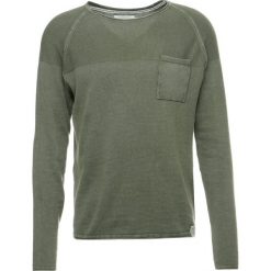 Swetry klasyczne męskie: Pier One Sweter khaki