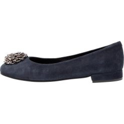 Élysèss Baleriny navy. Niebieskie baleriny damskie marki Élysèss, bez wzorów, ze skóry, klasyczne, bez obcasa. Za 459,00 zł.