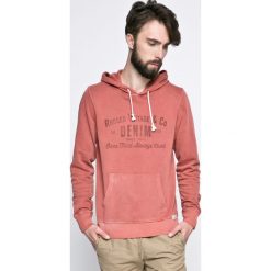 Jack & Jones Vintage - Bluza. Różowe bejsbolówki męskie Jack & Jones Vintage, m, z nadrukiem, z bawełny, z kapturem. W wyprzedaży za 89,90 zł.
